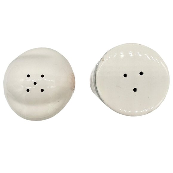 Vintage Chef Ceramic Salt and Pepper Shaker Set With Red Checkered Design - Picture 3 of 8